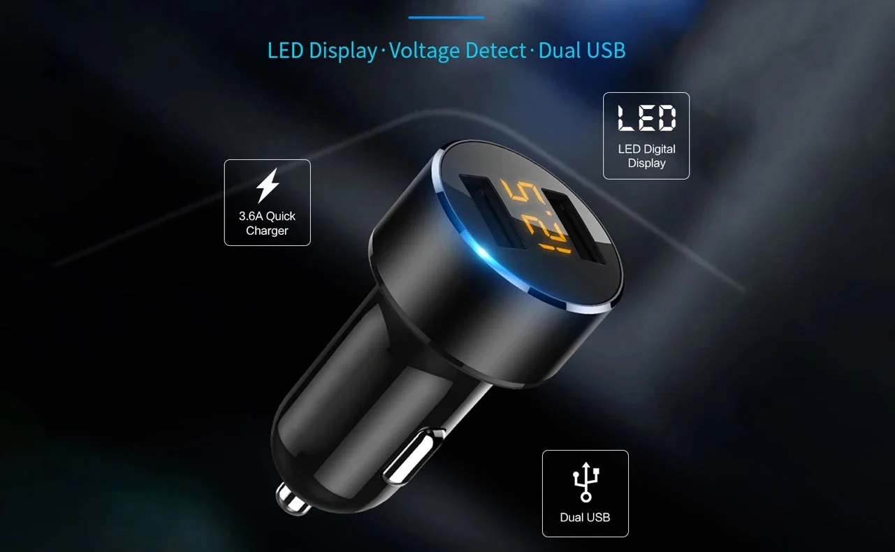 Dual USB Fast Car Charger