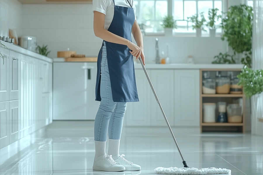 User-Friendly Wireless Spin Mop