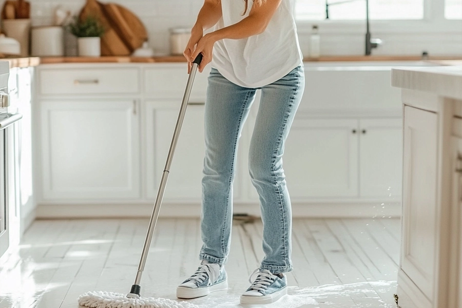 Electric Floor Cleaner Spin Mop