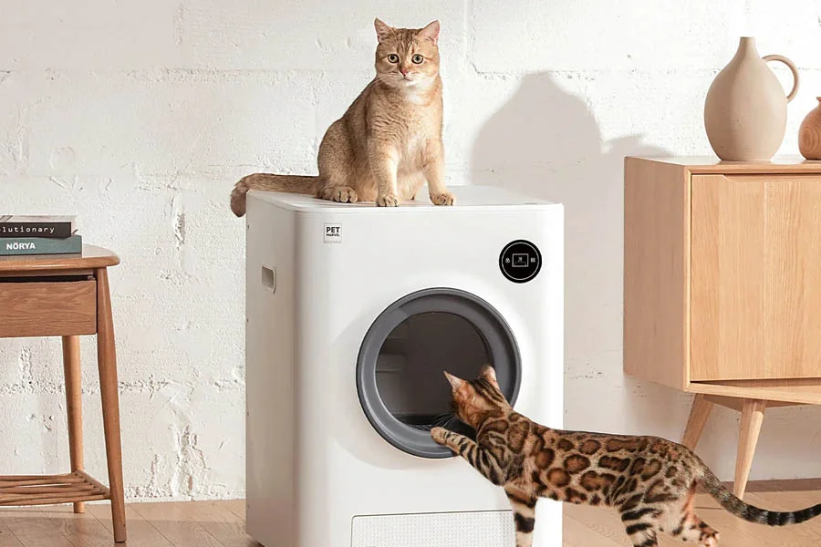 self cleaning litter box