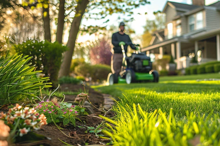 cordless electric self propelled mower