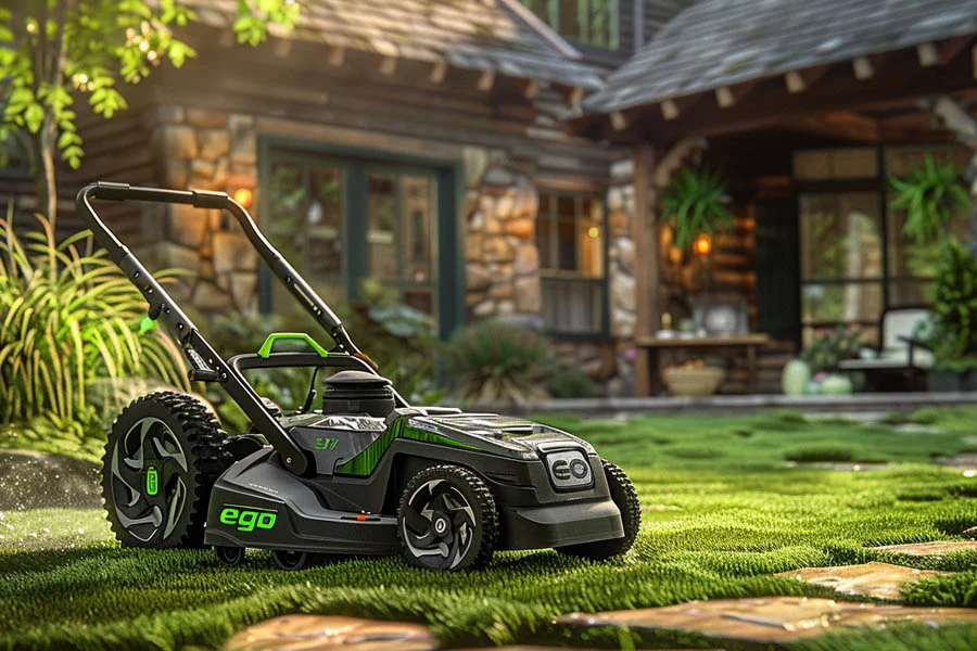 cordless electric self propelled mower