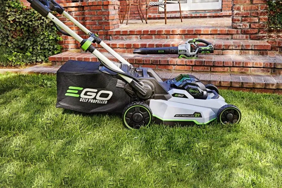 cordless electric self propelled mower