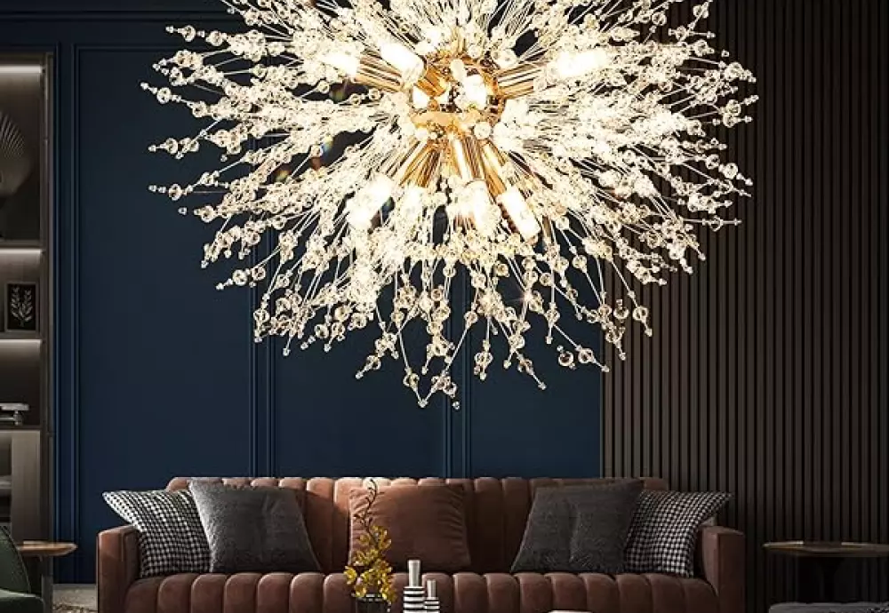 gold and crystal chandelier