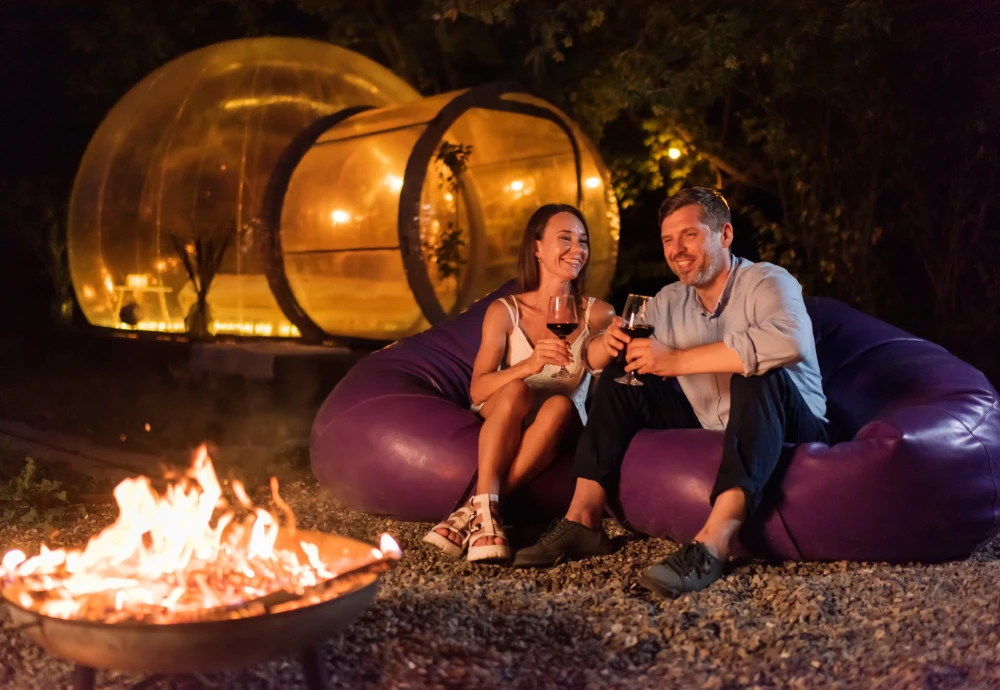 clear inflatable bubble tent