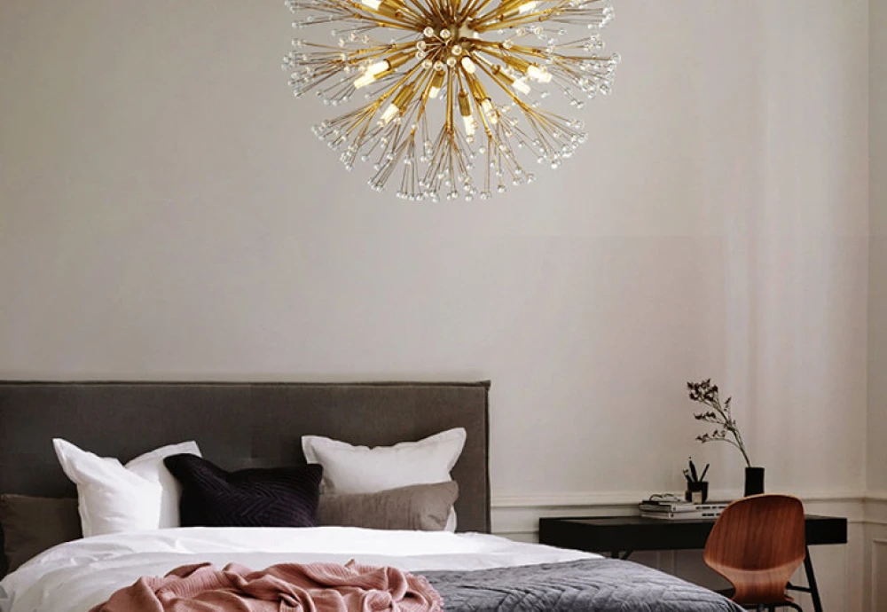 globe glass chandelier