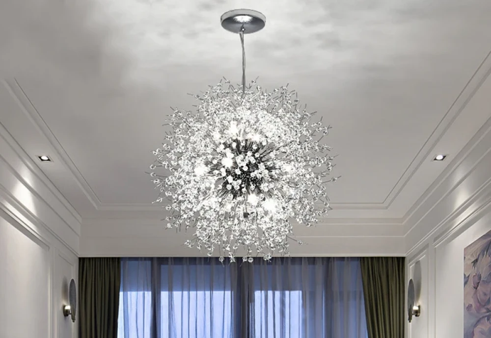 sphere globe chandelier