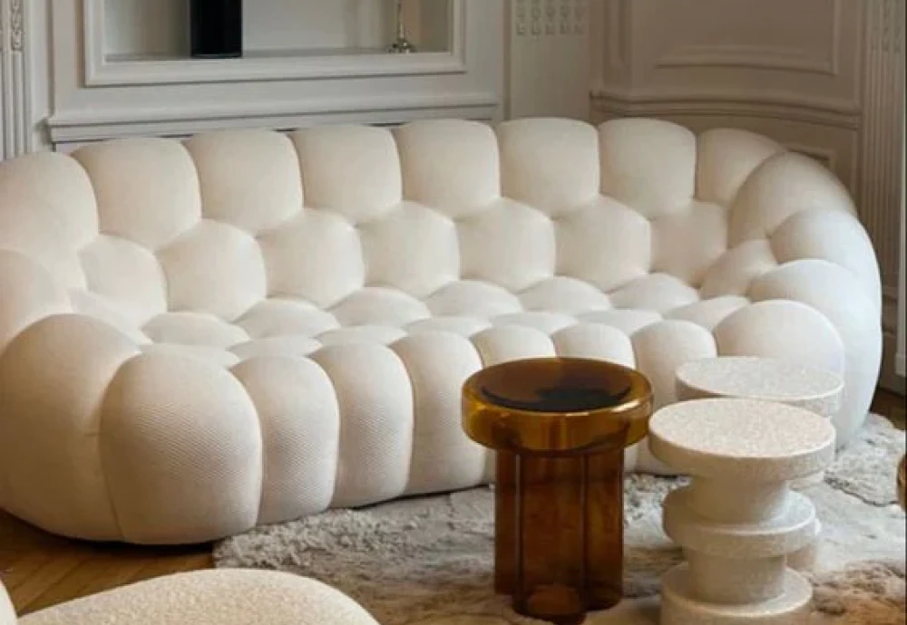 modern curved bubble sofa