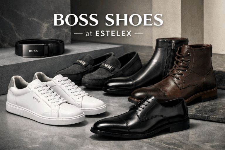 BOSS shoes for men showcasing premium Hugo Boss footwear at Estelex